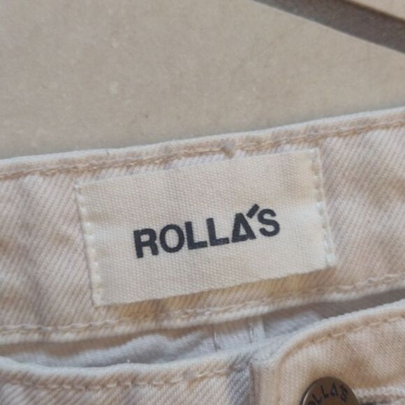 Rolla's High Rise Straight Jeans in Vintage White size 31 - Picture 6 of 12